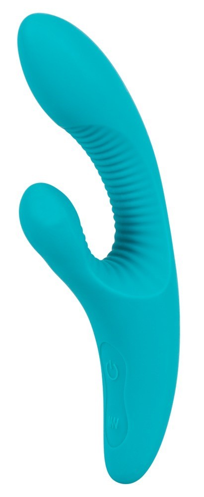 vibratore in silicone vaginale Vibrator blue double