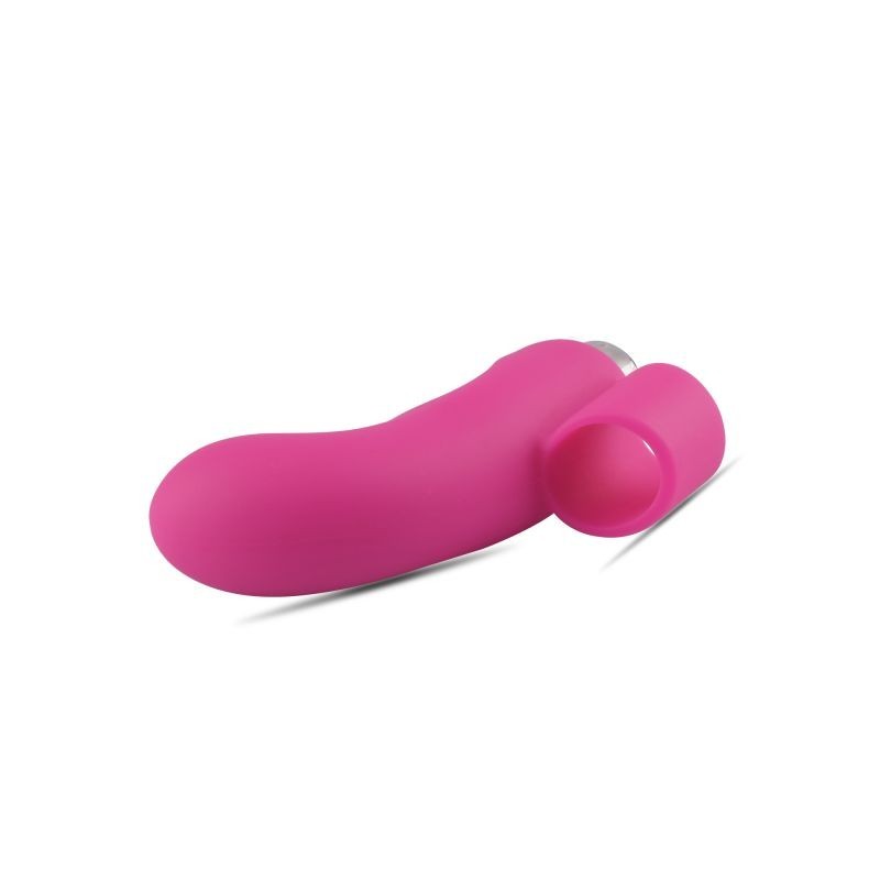 Vibratore indossabile da dito stimolatore clitoride fallo vibrante vaginale in silicone