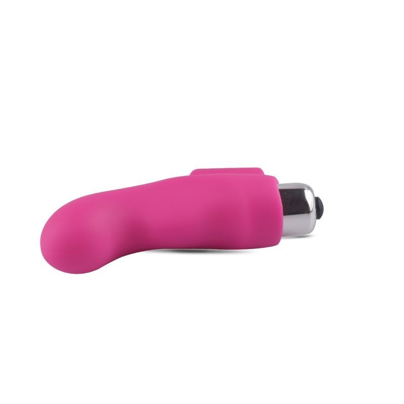 Vibratore indossabile da dito stimolatore clitoride fallo vibrante vaginale in silicone