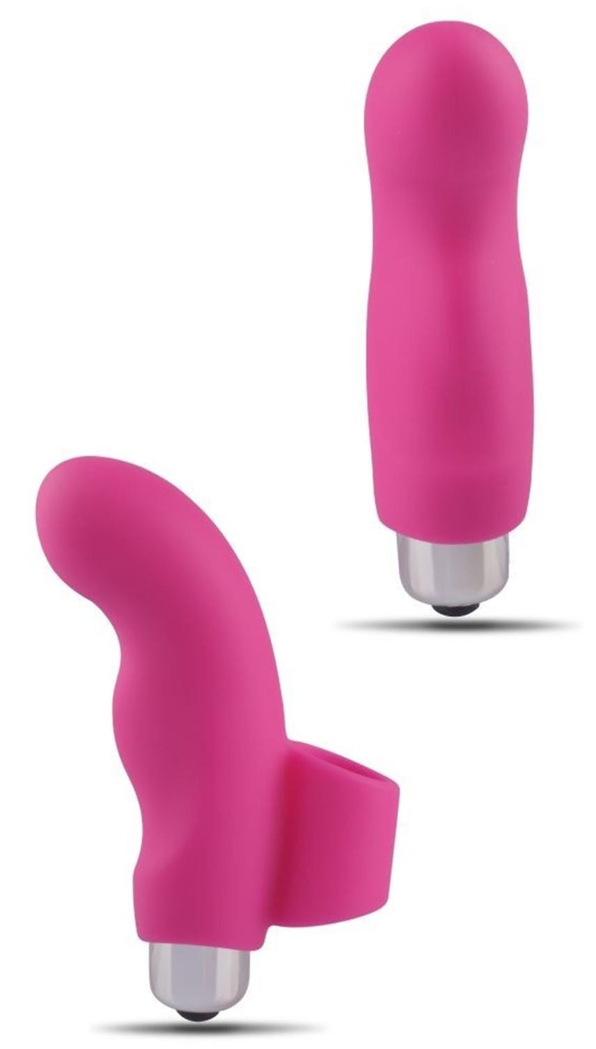 Vibratore indossabile da dito stimolatore clitoride fallo vibrante vaginale in silicone