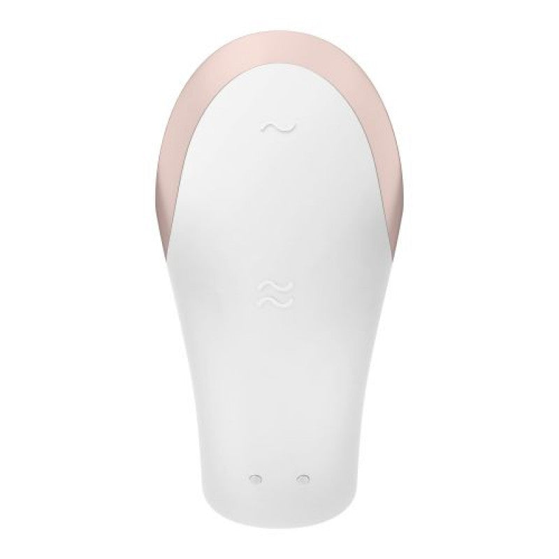 Vibratore Massaggiatore Double Love White