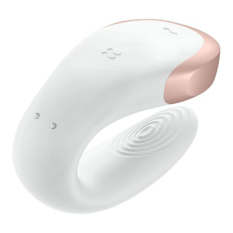 Vibratore Massaggiatore Double Love White