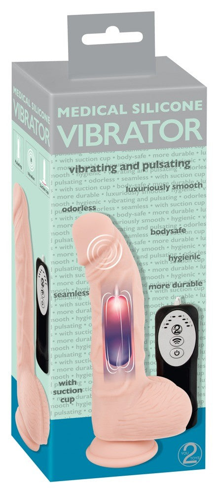 vibratore Medical Silicone Pulsating Vibrator