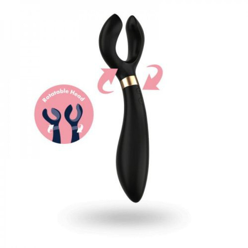 Vibratore per coppia Satisfyer Partner Multifun 3 Black