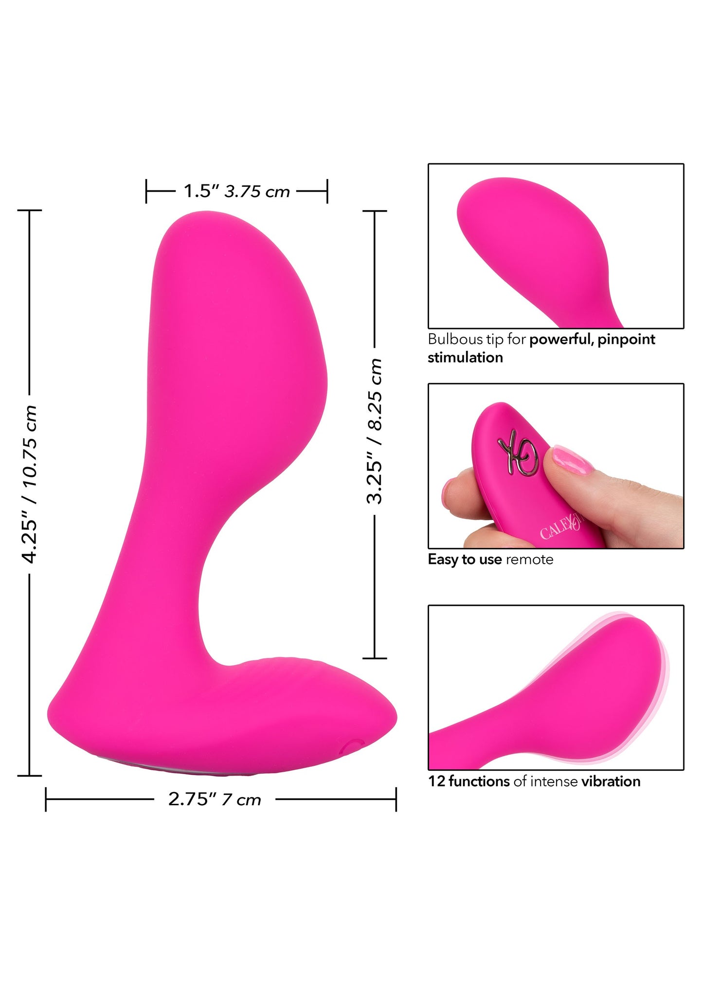 Vibratore punto G in silicone Calexotics G-spot