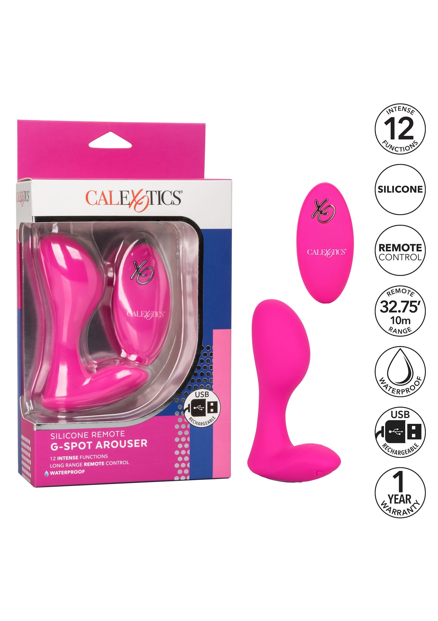 Vibratore punto G in silicone Calexotics G-spot