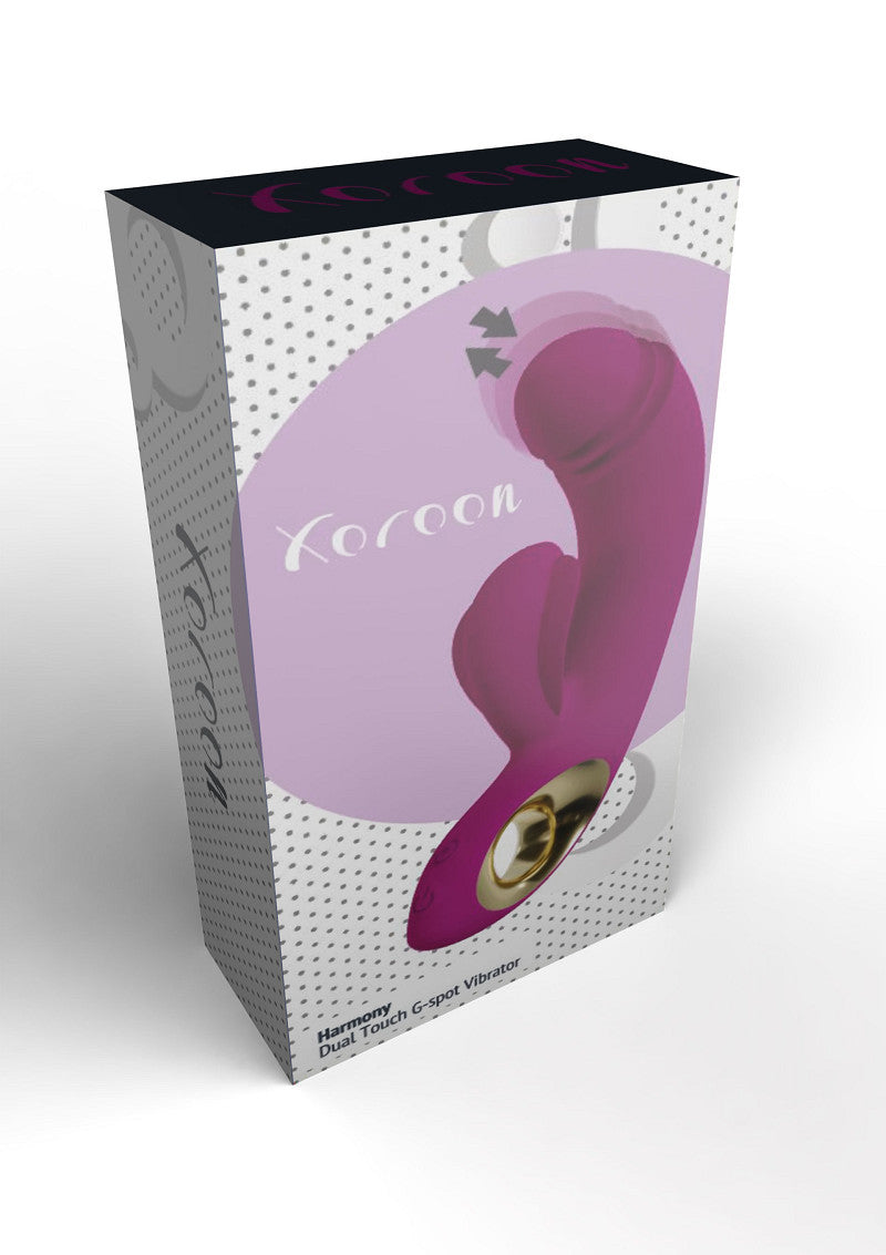 Vibratore rabbit in silicone Xocoon Harmony Dual Touch