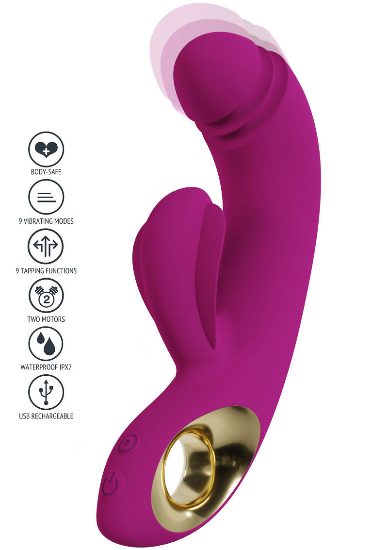 Vibratore rabbit in silicone Xocoon Harmony Dual Touch