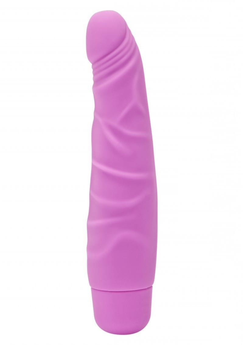 Vibratore vaginale anale pink realistico fallo dildo vibrante in silicone slim sex toys