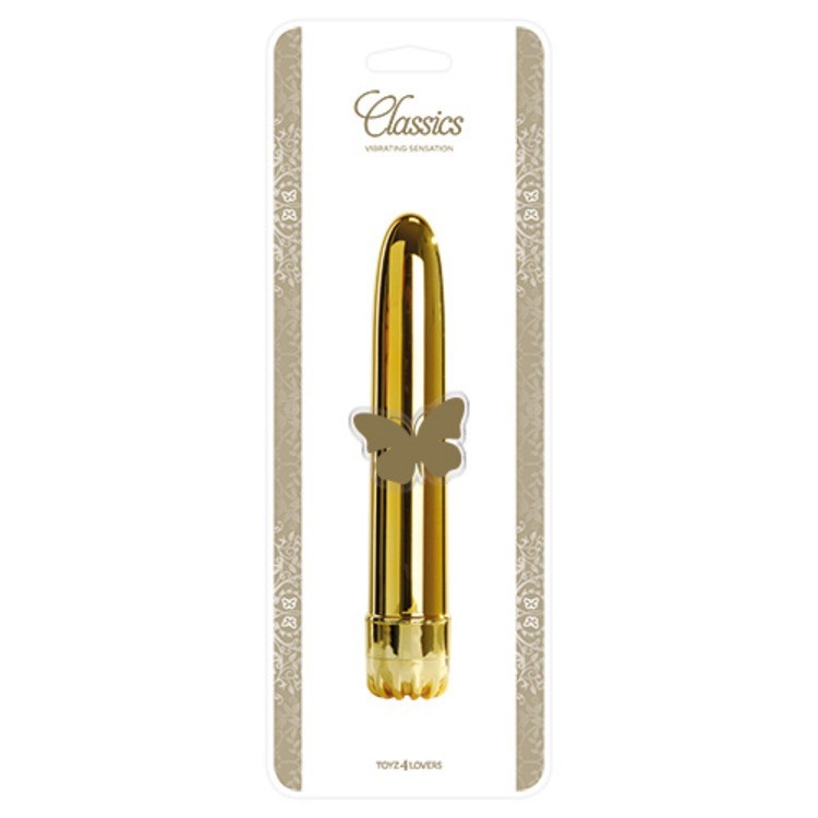 Vibratore Vaginale Classic Large Gold