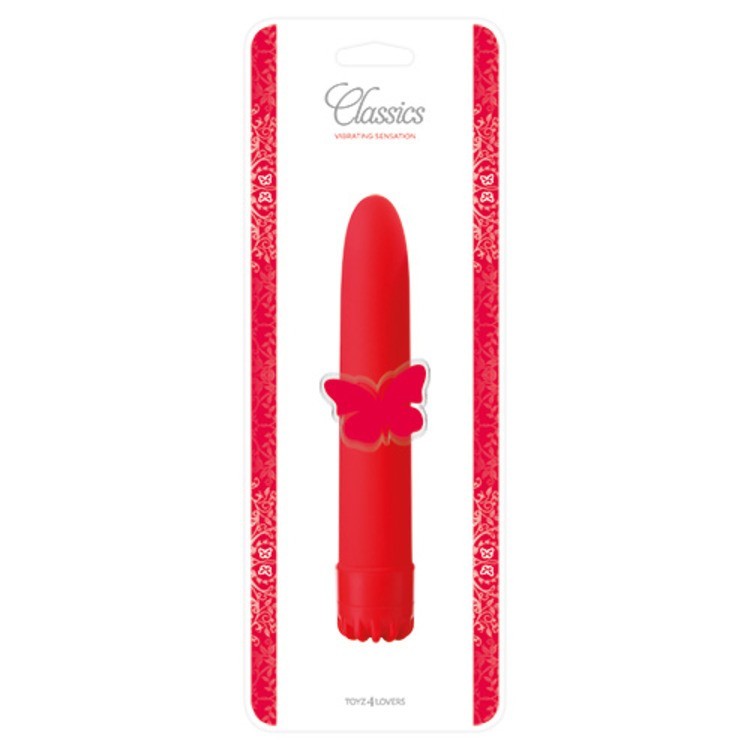 Vibratore Vaginale Classic Large Red