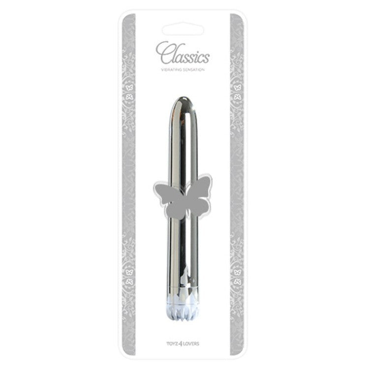 Vibratore Vaginale Classic Medium Silver