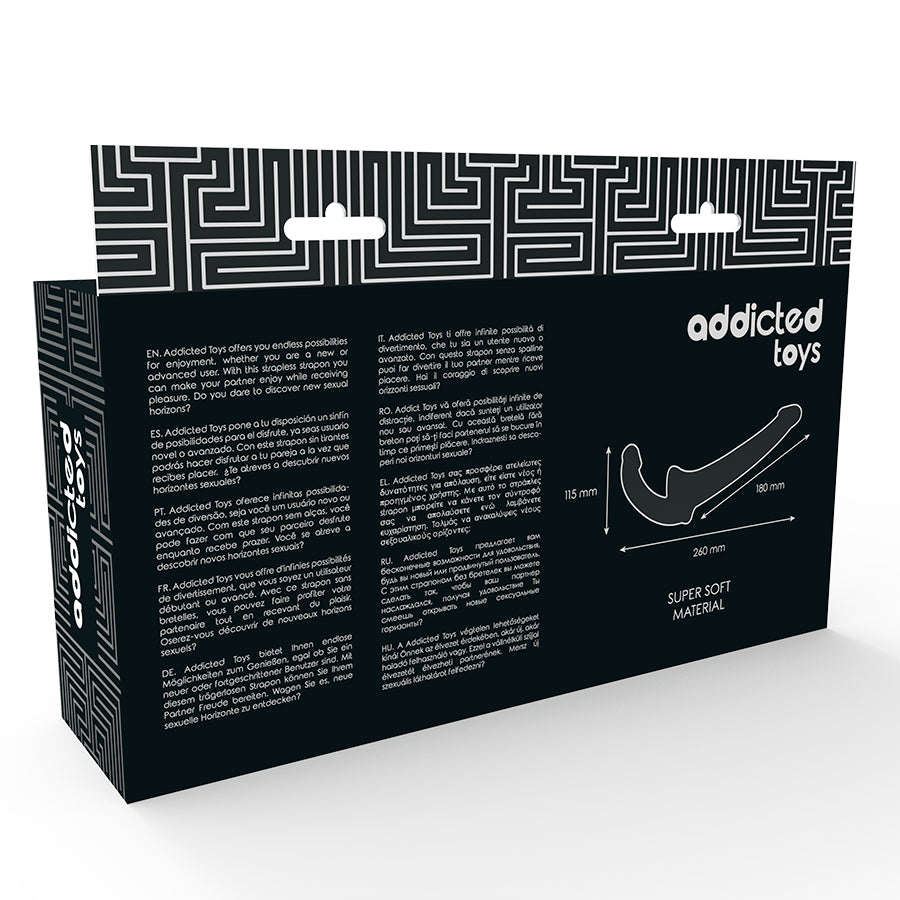 ADDICTED TOYS - Dildo Doppio Strap on Senza Supporto Naturale
