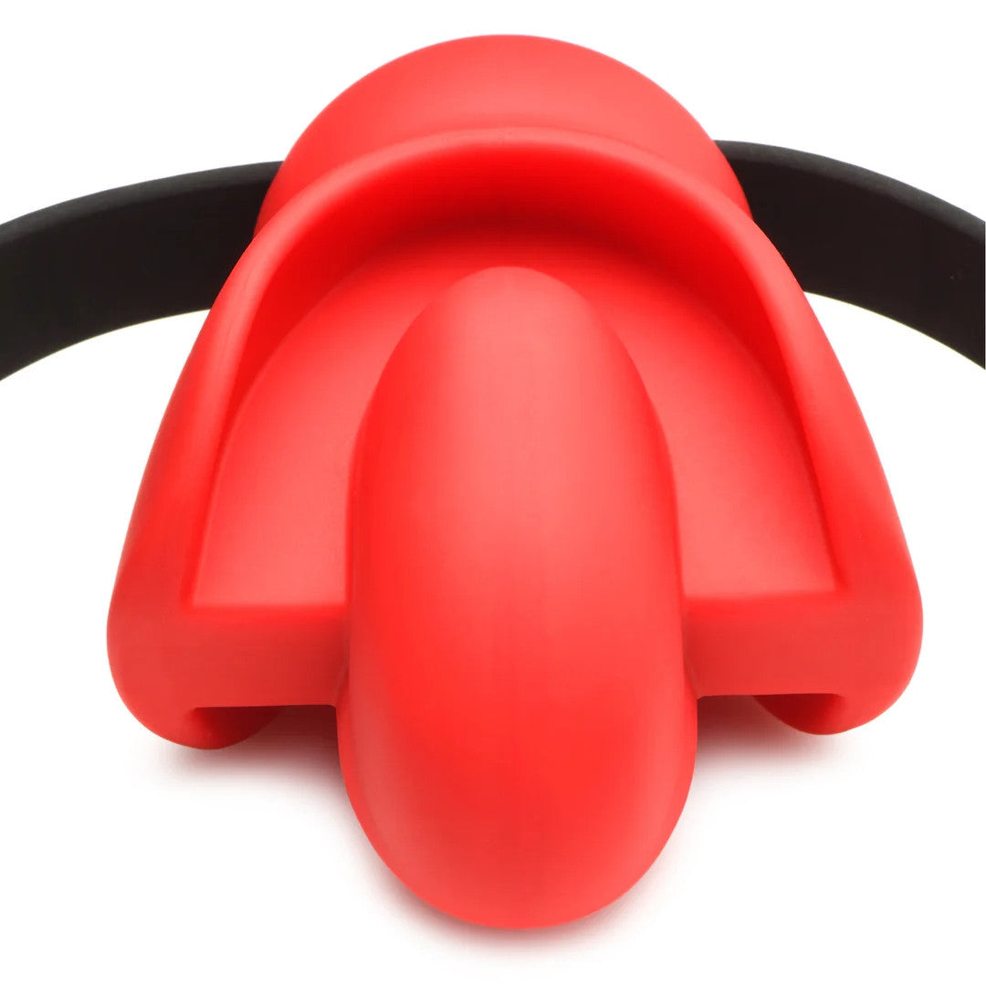 Ball gag large size regolabile accessorio in silicone bdsm Master series