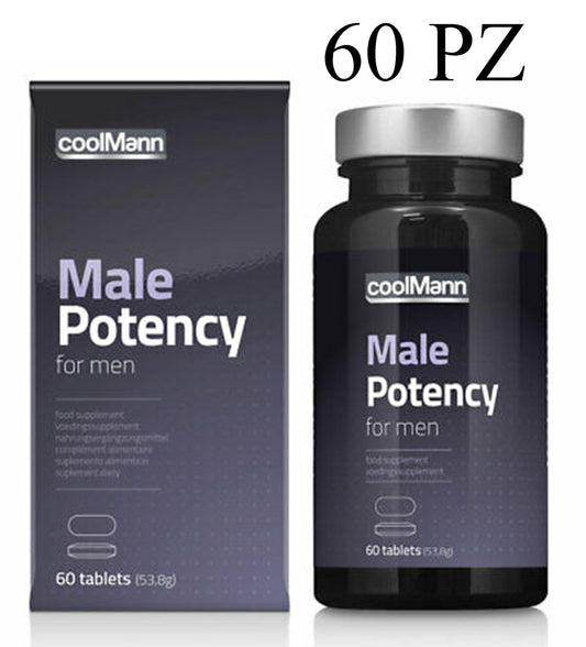 CoolMann Potency Tabs 60pcs stimolatore pene