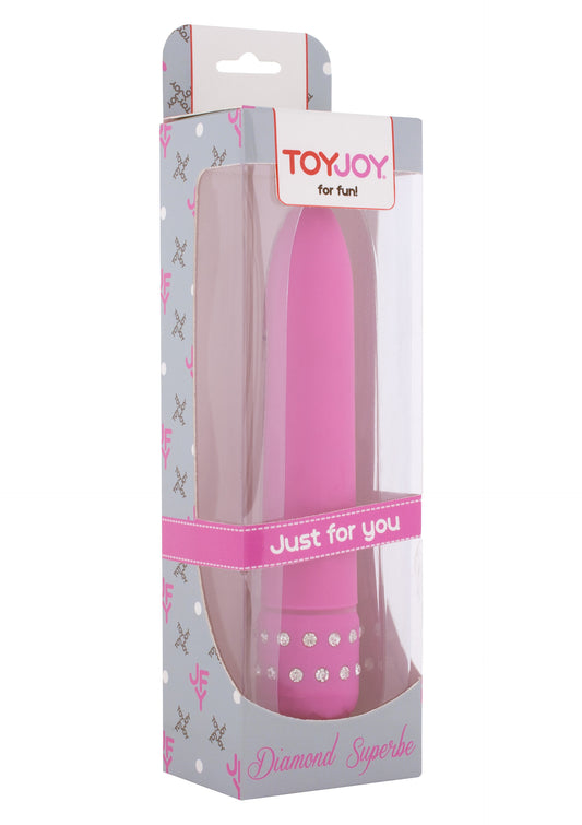 Vibratore classico Diamond Superbe Vibe pink