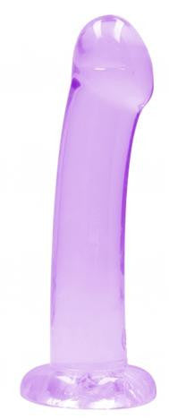 Dildo con ventosa viola Non Realistic Dildo Suction Cup - Purple 17 cm