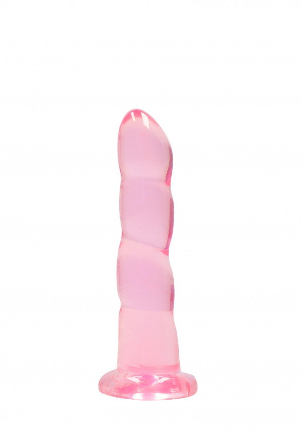 Dildo rosa con ventosa Non Realistic Dildo Suction Cup -  17 cm