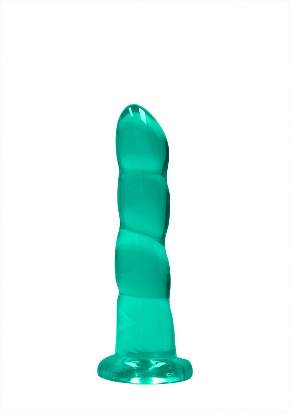 Dildo turchese con ventosa Non Realistic Dildo Suction Cup -17 cm