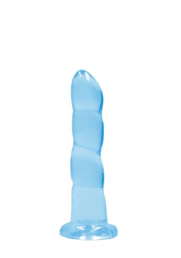 Dildo blu con ventosa Non Realistic Dildo Suction Cup -17 cm