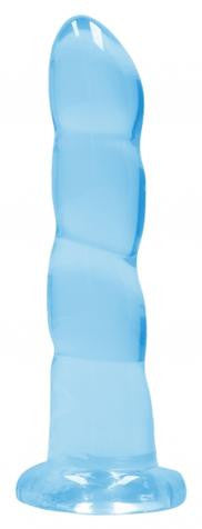 Dildo blu con ventosa Non Realistic Dildo Suction Cup -17 cm