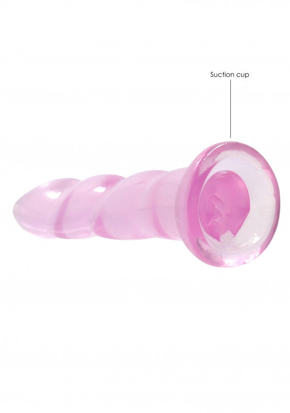 Dildo rosa con ventosa Non Realistic Dildo Suction Cup -  17 cm