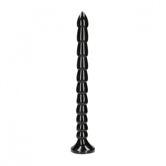 Fallo anale con ventosa Stacked Anal Snake 16''/ 40 cm Black