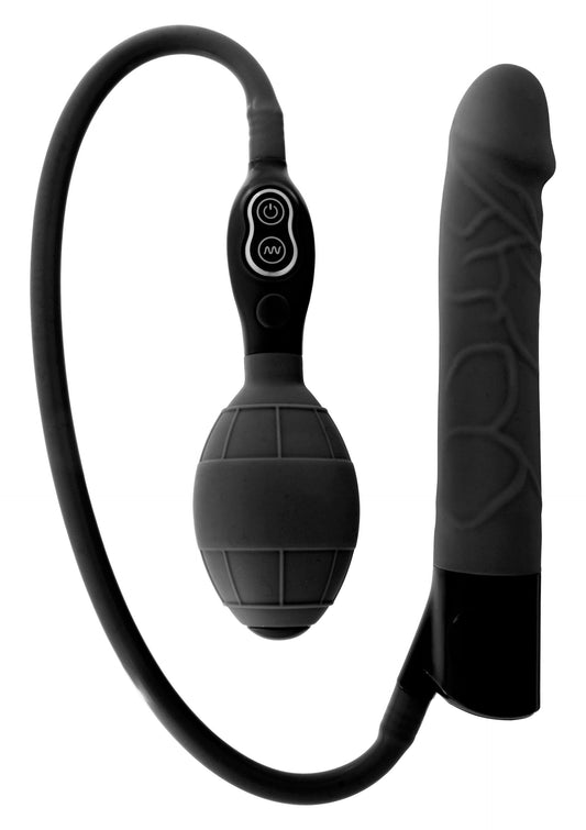 fallo realistico vibrante gonfiabile in silicone