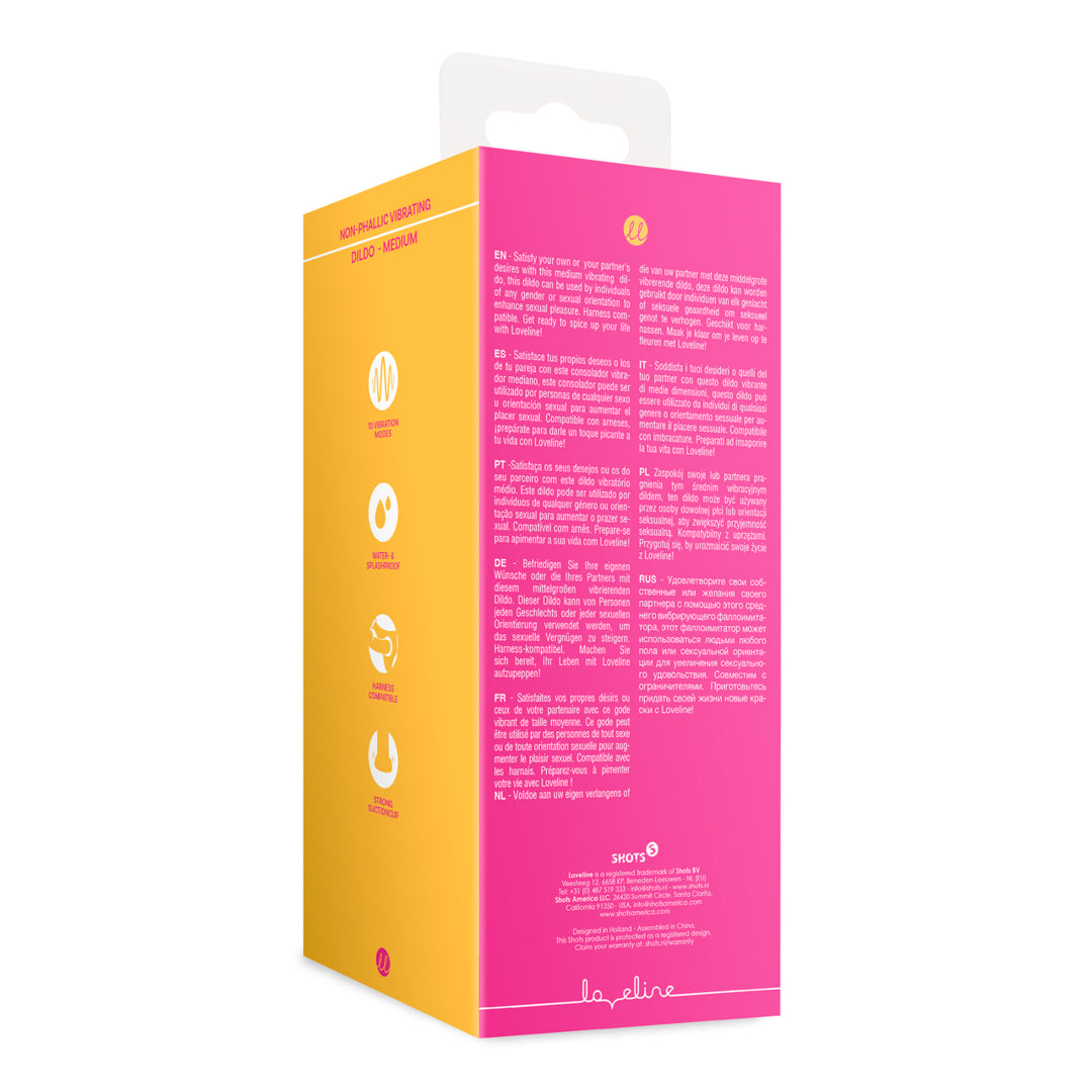 Fallo vibrante in silicone ricaricabile Loveline