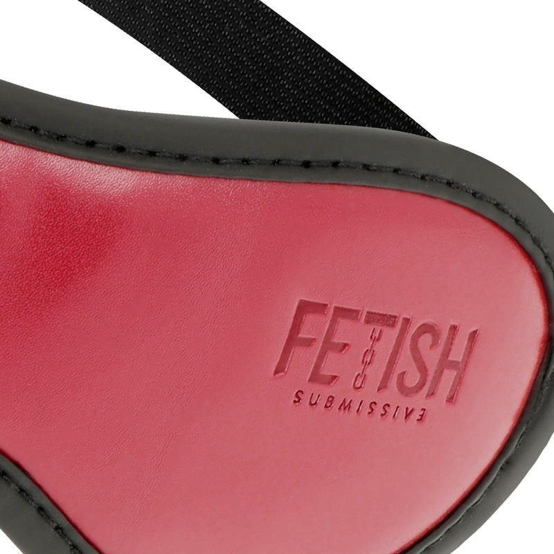 Maschera fetish in pelle rossa Fetish Submissive dark room
