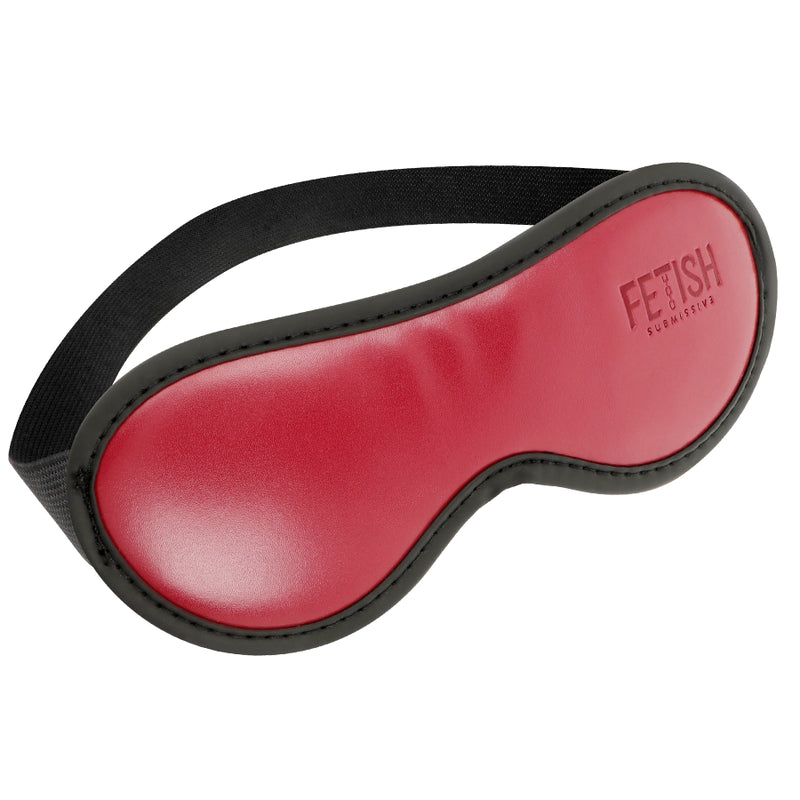 Maschera fetish in pelle rossa Fetish Submissive dark room