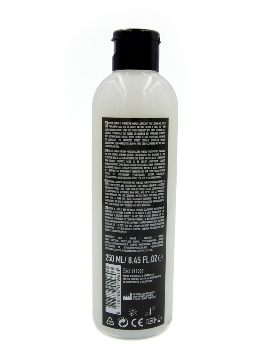 Lubrificante sessuale a base acqua e Silicone Mister B LOAD 250ml
