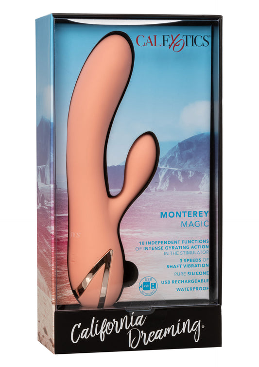 Vibratore rabbit doppio dildo vagianle clitoride Monterey Magic