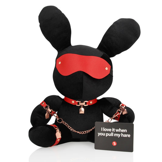 Peluche rabbit bondage Velvet Black