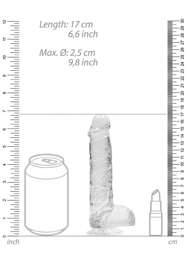 Pene finto con ventosa Realistic Dildo with Balls 15 cm