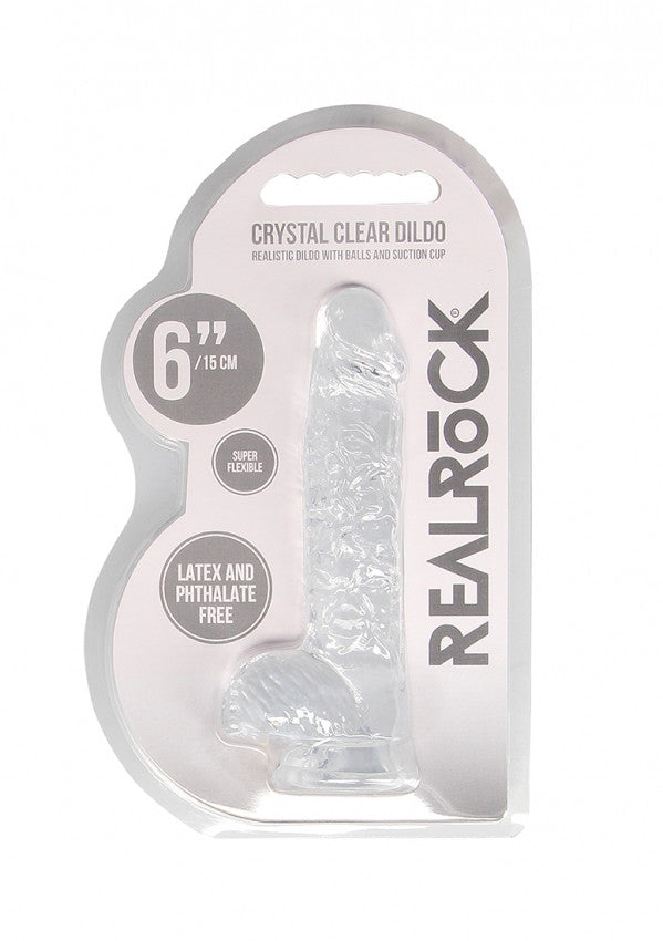 Pene finto con ventosa Realistic Dildo with Balls 15 cm