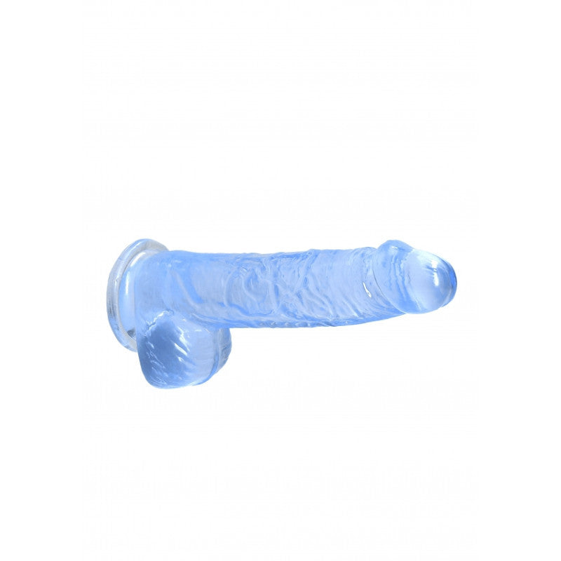 Pene finto blu con ventosa Realistic Dildo with Balls 15 cm