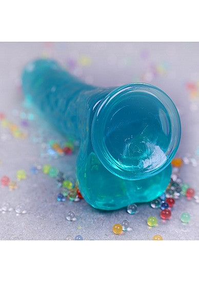 Pene finto blu con ventosa Realistic Dildo with Balls 19 cm