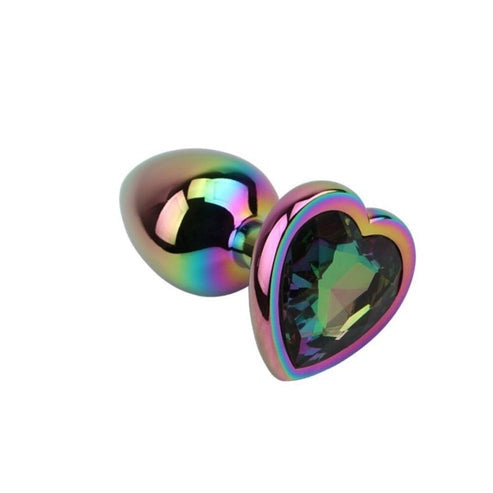 Plug anale rainbow con pietra chisa novelties