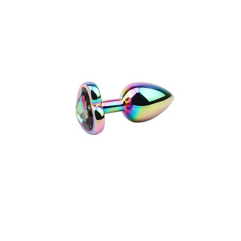 Plug anale rainbow con pietra chisa novelties
