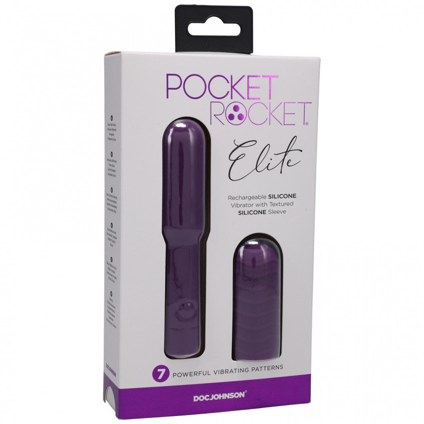 Vibratore viola Pocket Rocket Elite