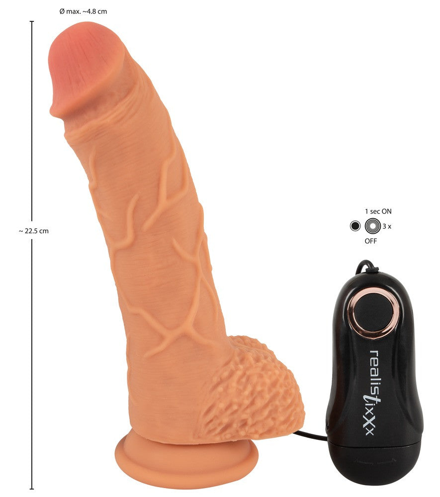 Vibratore realistico con ventosa RealThing
