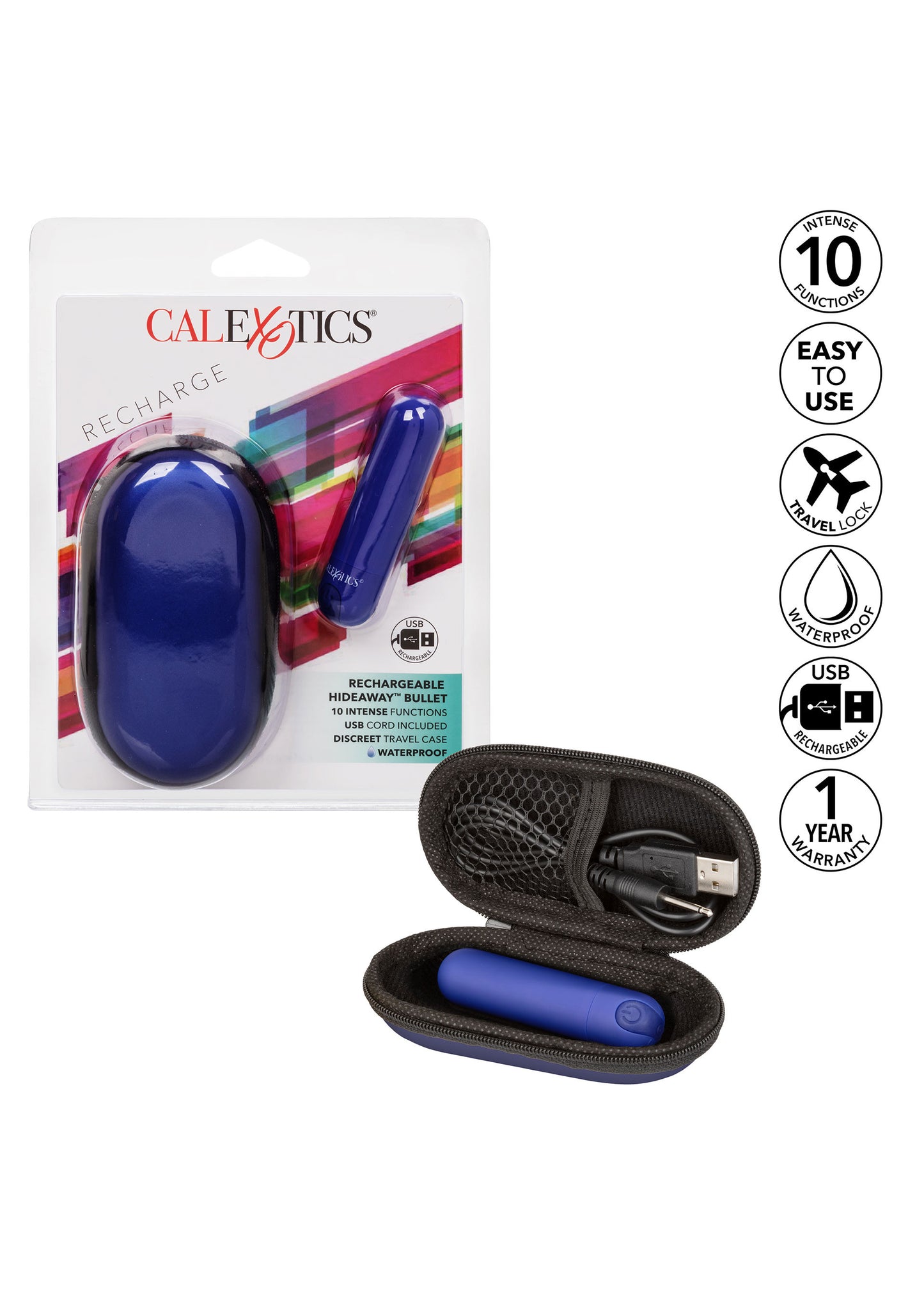 mini vibratore Rechargeable Hideaway Bullet