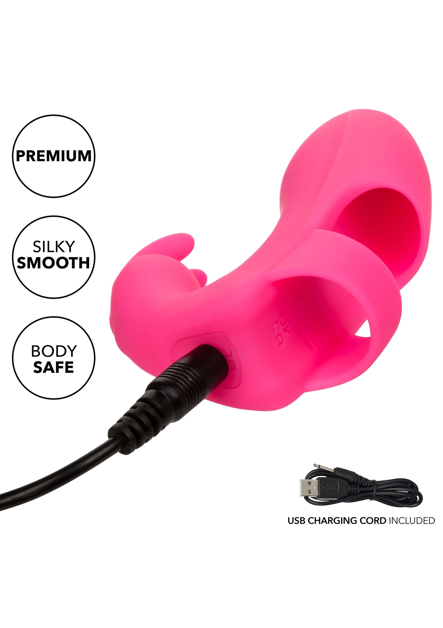 Vibratore rabbit da dito Silicone Marvelous Pleaser
