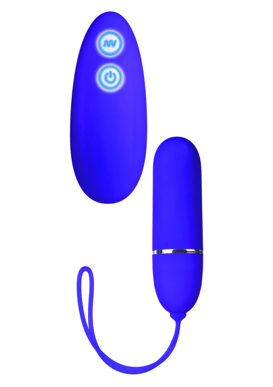 Vibratore bullet viola Posh 7-Function Lovers Remote
