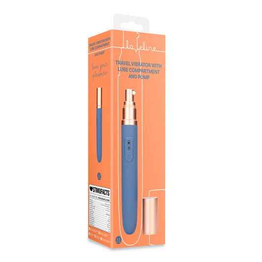 Vibratore da viaggio con scomparto lubrificante Loveline