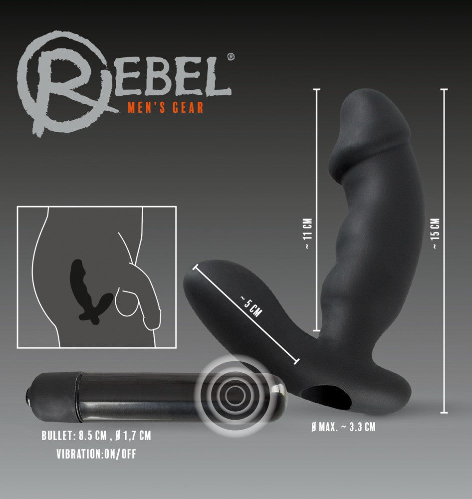 Vibratore doppio dildo realistico con stimolatore clitoride in silicone nero