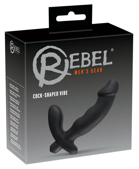 Vibratore doppio dildo realistico con stimolatore clitoride in silicone nero
