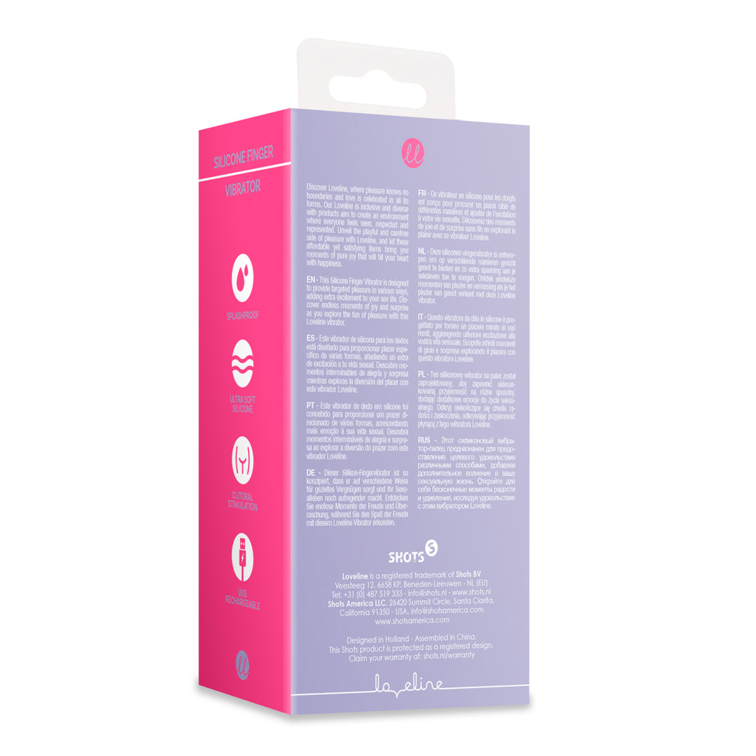 Vibratore Finger in silicone Loveline