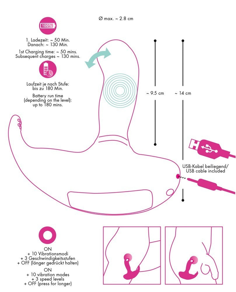 vibratore in silicone Rechargeable G-Spot Vibe